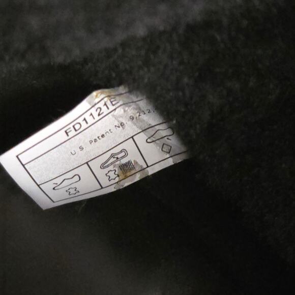 Ugg Thebes Black Suede Fur Lined Clog Boots Size 6 Chunky Platform Boho Winter - Picture 12 of 12